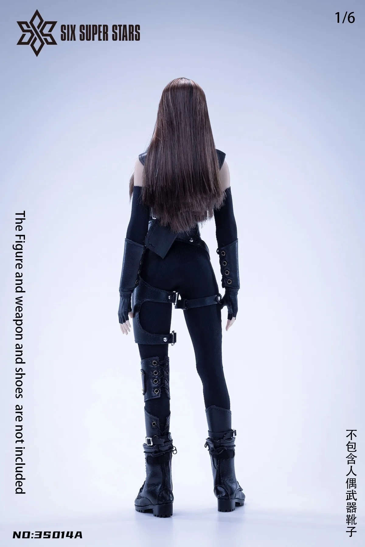 1/6 Female Soldier Shooter Agent Clothes Set Sexy Tight Tube Top Jumpduit with Leather Strap for 12" Action Figure Body Model view 5