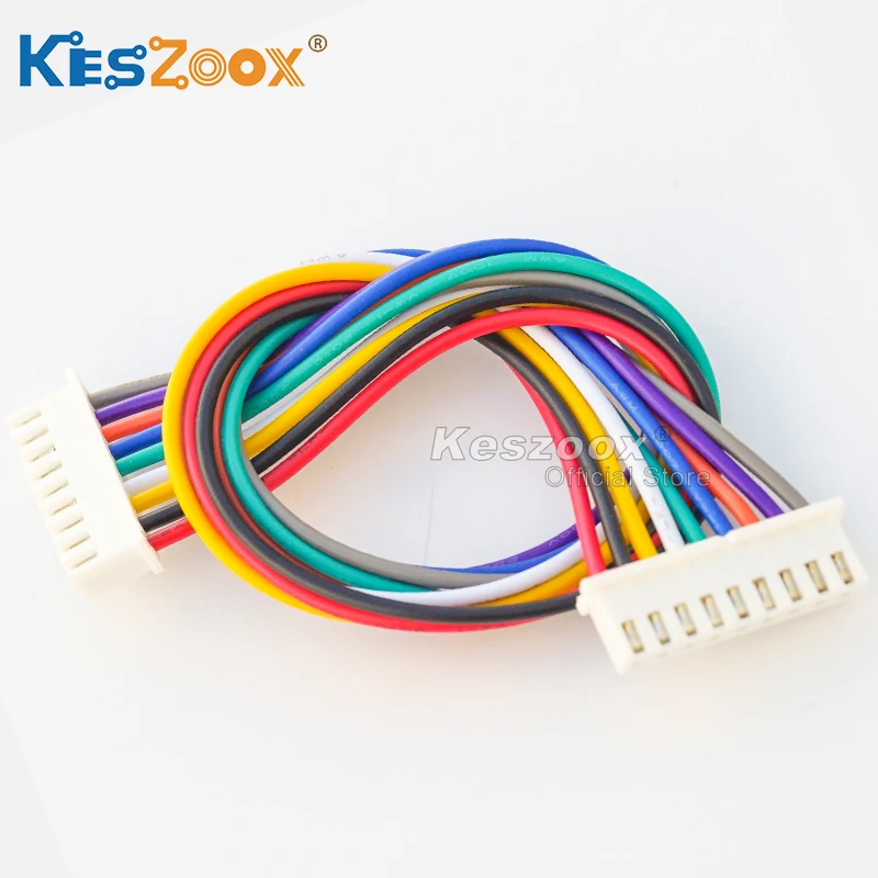 

Keszoox JST XHP-9 XH 2.5mm Wire Cable Connector 9Pin Housing WIth 22AWG Wire Length of 10-100cm【Support Customized】