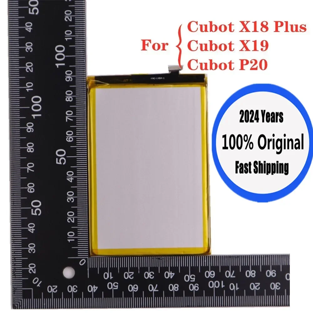 2024 Years Original Phone Battery For Cubot X18 Plus X19 P20 Battery Bateria In Stock Fast Shipping