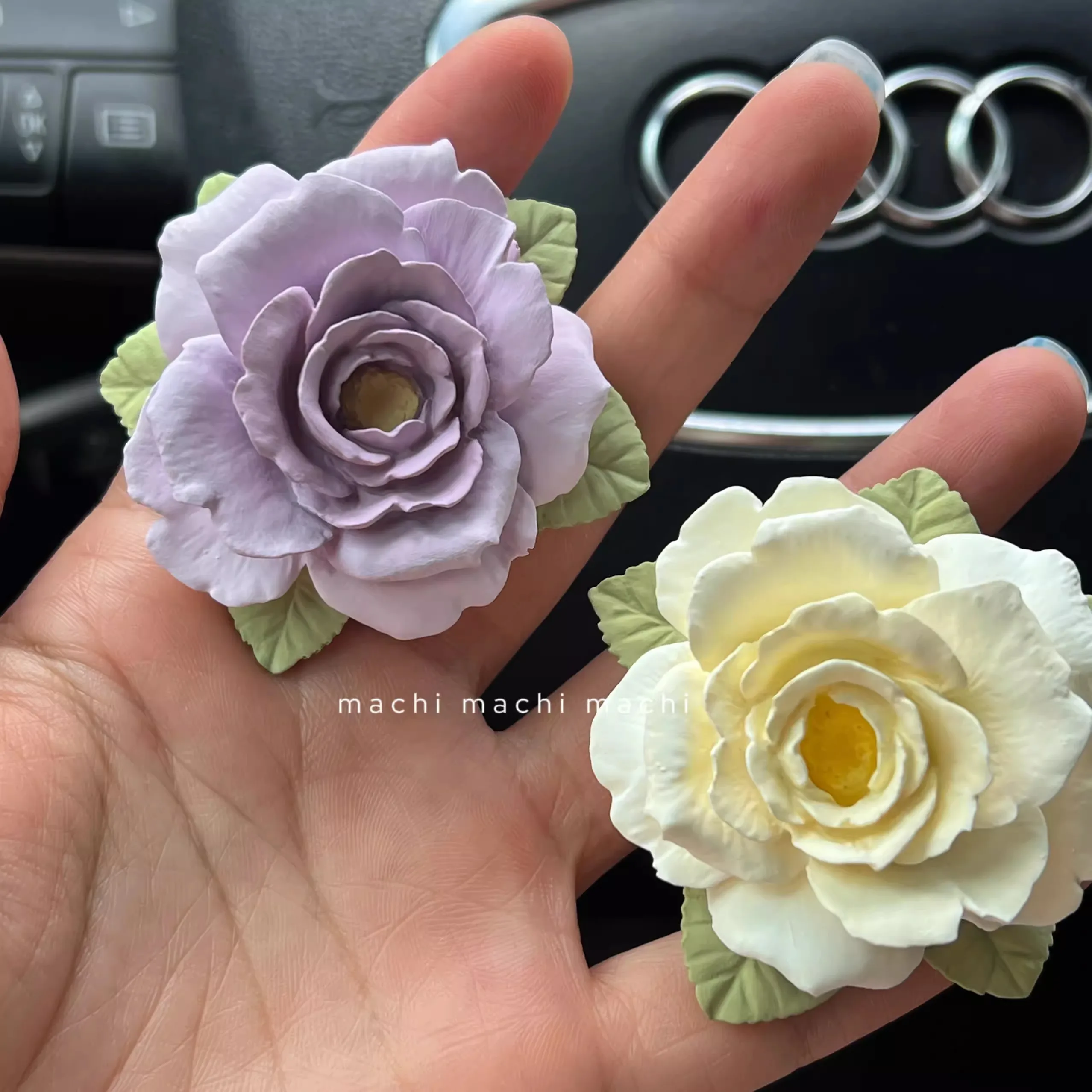 Rose flower Silicone mold Aromatherapy Gypsum 3D Rose Flower Mold DIY Flower Plaster Material