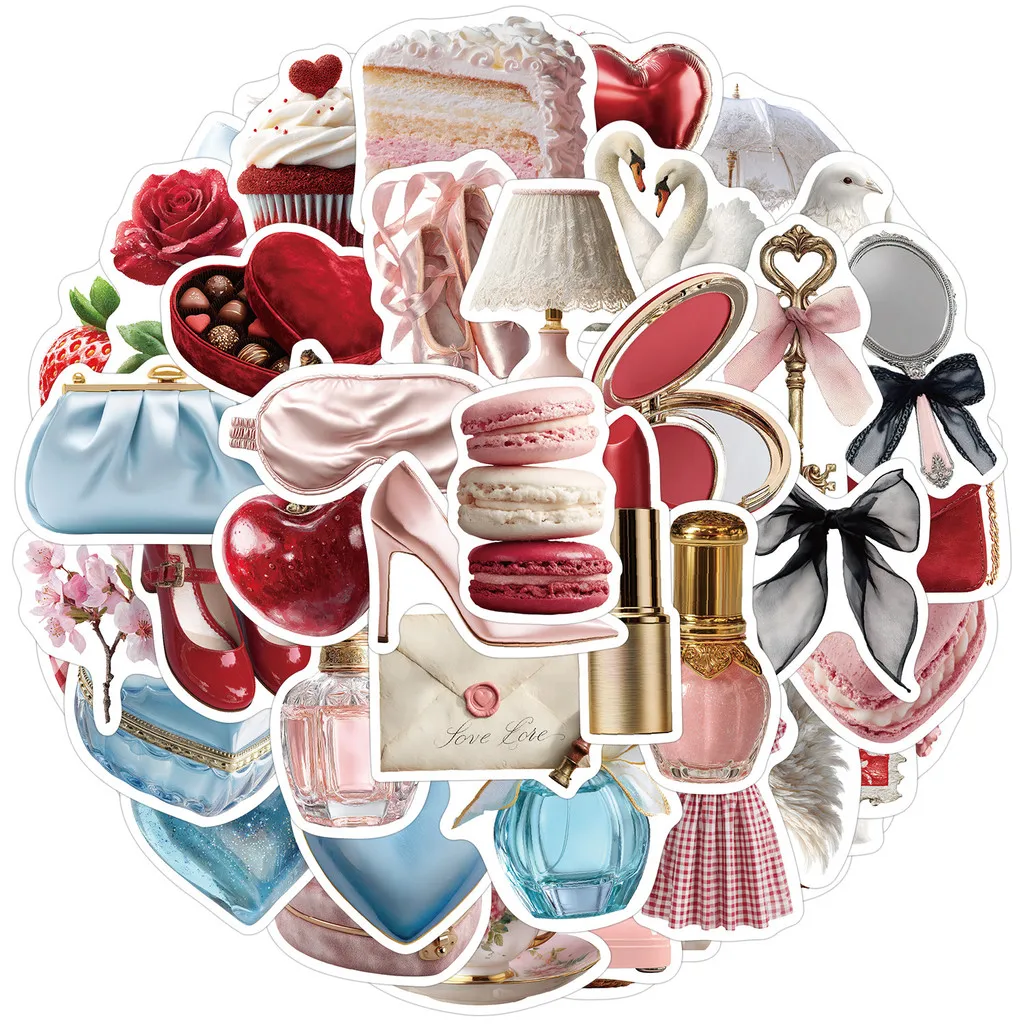 50 قطعة من ملصقات الكتابة على الجدران الجمالية الإبداعية - شارات مقاومة للماء لزجاجات المياه والأمتعة DIY ديكور LanLanStickersWorld Store