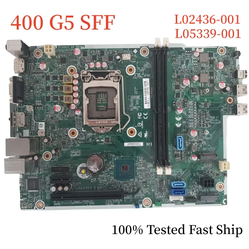 

L05339-001 For HP ProDesk 400 G5 SFF Motherboard L02436-001 L05339-601 Mainboard 100% Tested Fast Ship