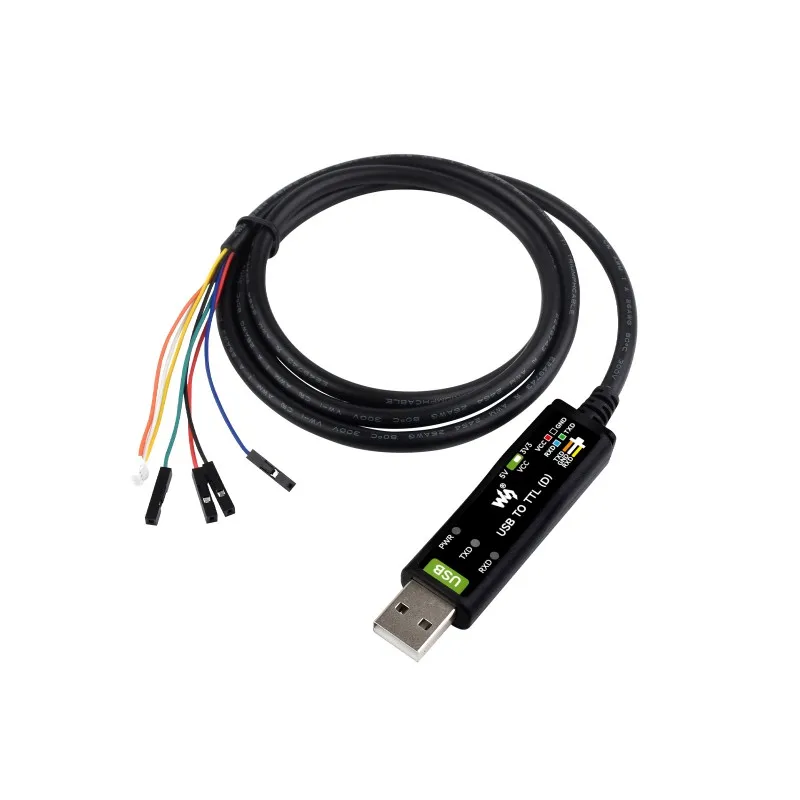 Industrial USB TO TTL (D) Serial Cable, Original FT232RNL Chip, Multi Protection Circuits, Multi Systems Support, Suitable  RPI