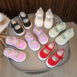 New Fashion Kids Canvas Sneakers for Toddler Sport Casual Shoe Fashion Breathable Children Flats Canvas Shoes Boys Girls Loafers