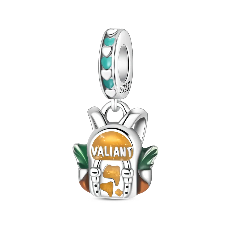 Charm Bead 925 Silver Adventureist Backpack Pendant Beads Fit Original Bracelet Jewelry Making Diy Gift Accessory