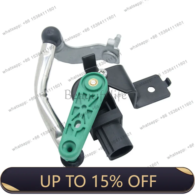 YJ Suspension Height Sensor 3C0412522B For VW CC 2012‑2017 Headlamp Level Sensor With Bracket Rod Assembly