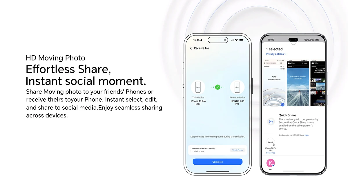 HONOR 400 Pro 5G Global Version Snapdragon 8 Gen 3 Smartphone 200MP AI Main Camera 6.7'' AMOLED Screen 6000 mAh 100W Wired