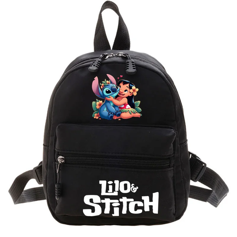 Disney-CAN o & Stitch Mini Sacs à Dos pour Femme, Sac d\'École Décontracté pour Adolescente, Sac de Rangement de Voyage pour Bol