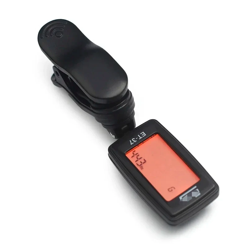 ET-37 LCD موالف جيتار لوني صغير بمشبك على جيتار كهربائي باس كمان القيثارة #5