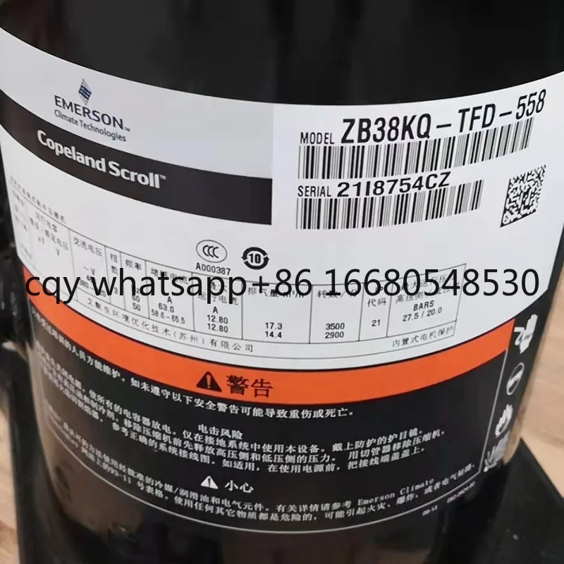 Imagen 3: Precio de proveedor profesional Compresor Copeland Scroll serie ZB para herramientas y equipos de refrigeración