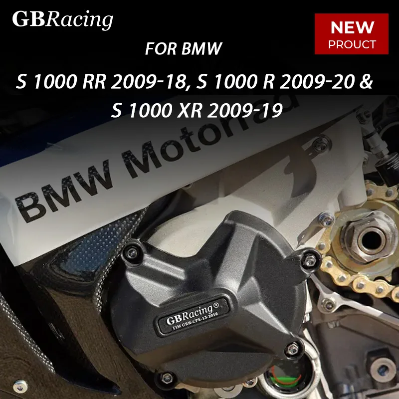 

Original GBRacing For BMW S 1000 RR Motorcycle Protection Bundle 2009 - 2016 RACE Alternator Cover Clutch Cover Water Pump Cover
