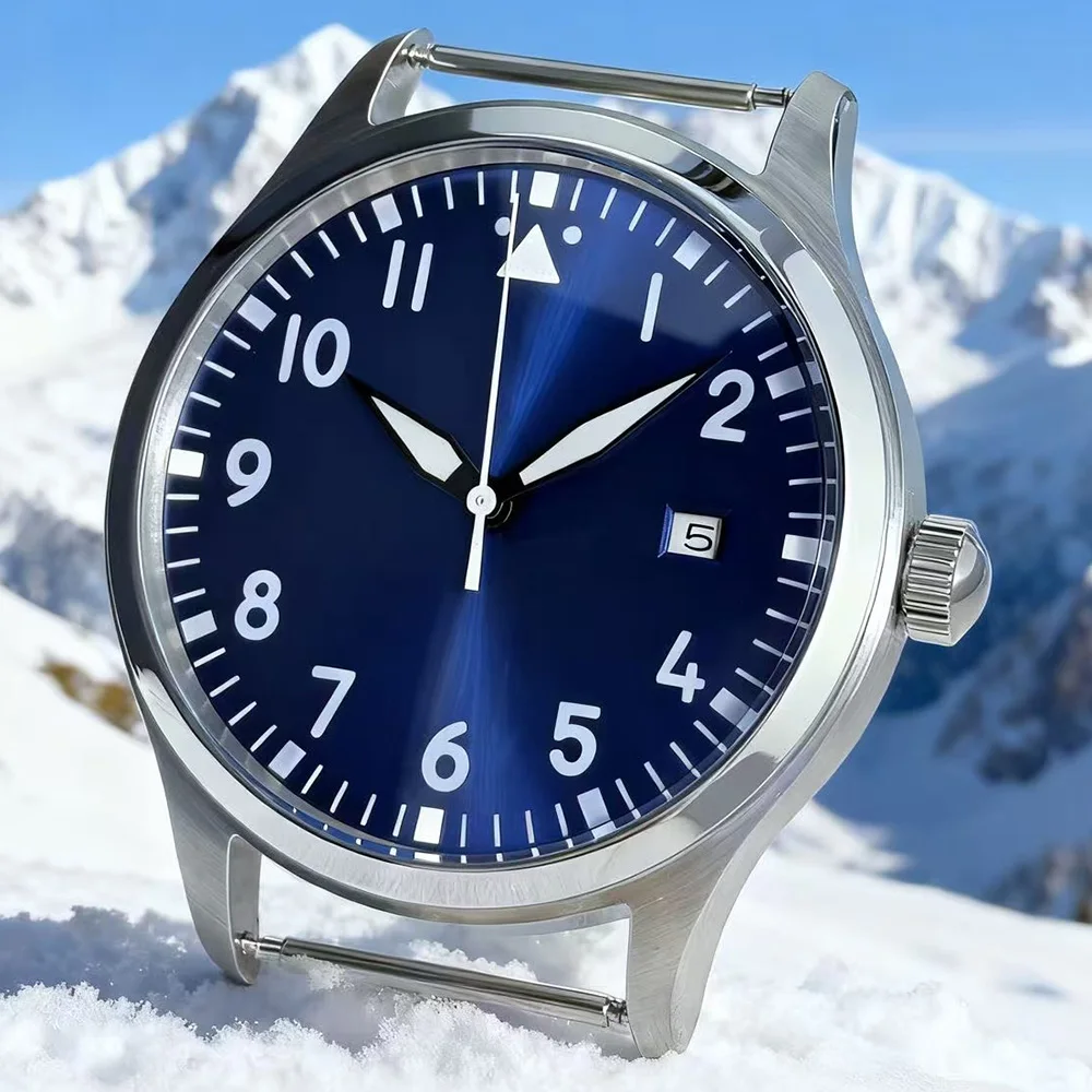 

40mm men's fashion watch ST1612/MIYOTA8215 automatic movement, stainless steel case with luminous watch crown