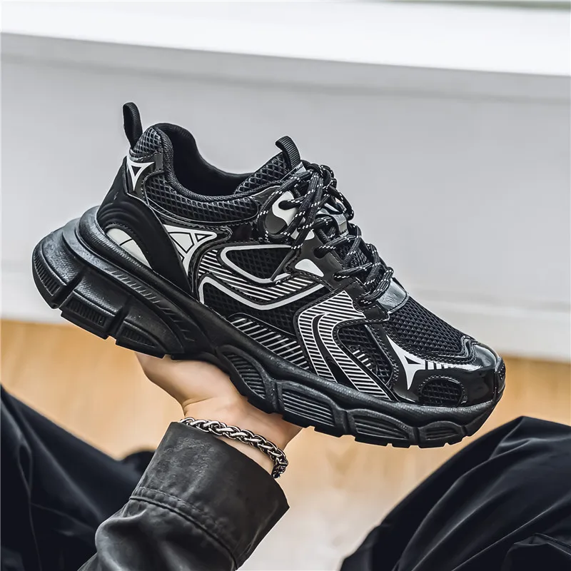 Zapatillas de deporte blancas para hombre, zapatos para caminar, zapatillas para correr, zapatos casuales para hombre, zapatos de Tenis de tamaño Normal