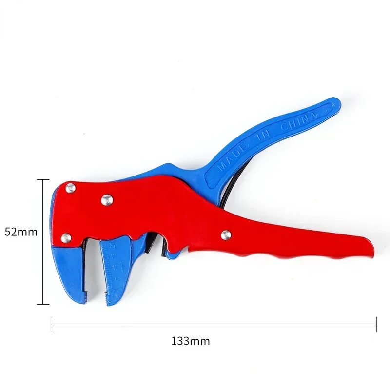 Imagem -06 - Alicate de Descascamento Automático do Fio Stripper Fio e Cortador Tesoura de Utilidade Simples Portátil Cortador de Cabo de Rede Ferramenta de Mão Venda 1pc