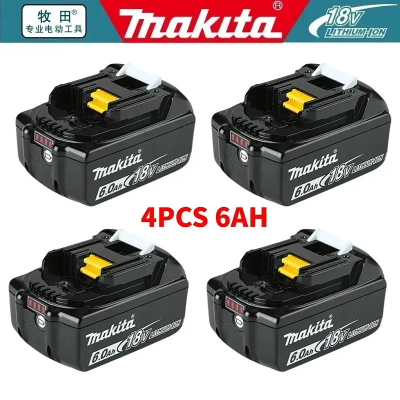 

DHL Ship Makita 18V 6.0Ah Rechargeable Power Tool Battery Lithium ion Replacement LXT bl1830 BL1860B BL1860 BL1850 DHP482