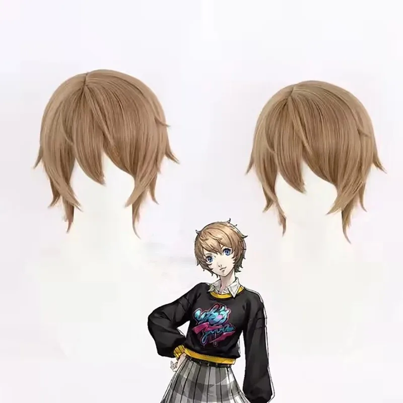 

CyGame P5X Cosplay Costume Anime The Phantom X Suwa Arai Top Pleated Skirt Wig JK Uniform Carnival Party Women Girls Full Set