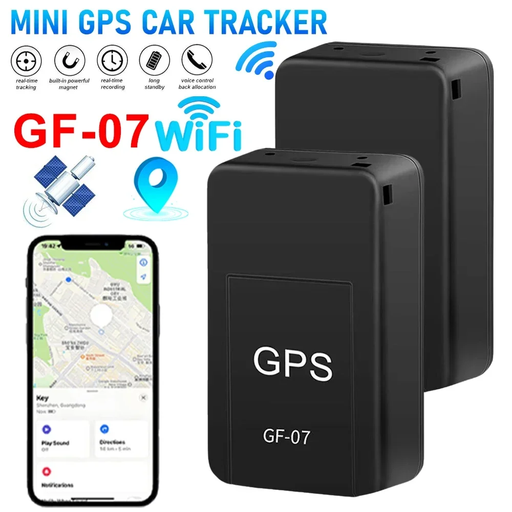 

1pcs mini GF07 GPS Locator Strong Magnetic Anti Theft Anti Loss Tracker Real-time Vehicle Key Pet Locator Message Positioner