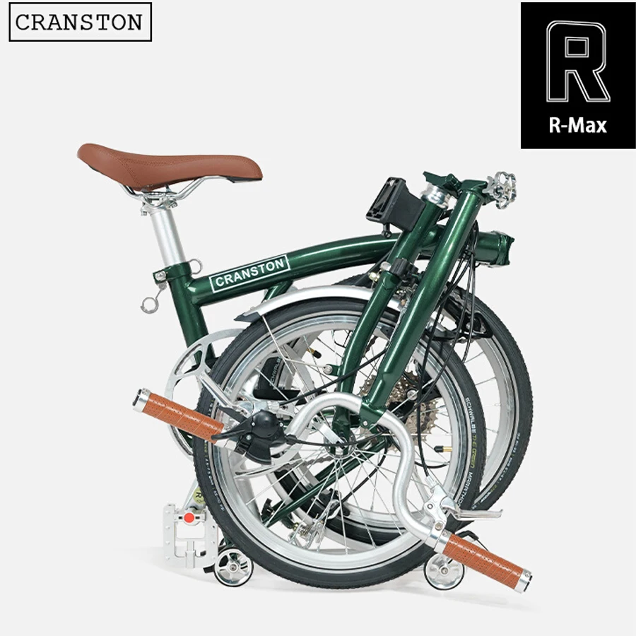 CRANSTON 16 Inch 9-speed Double V Brake Folding Bike Portable Outdoor Bike Full Shockingproof Frame For Man Woman kids