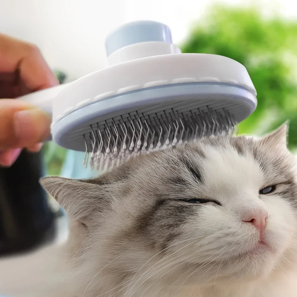 Pet Dog Brush Hair Remover Cat Brush Self Cleaning Beauty Comb for Dog Cat Dematting Comb Dogs Accessories
