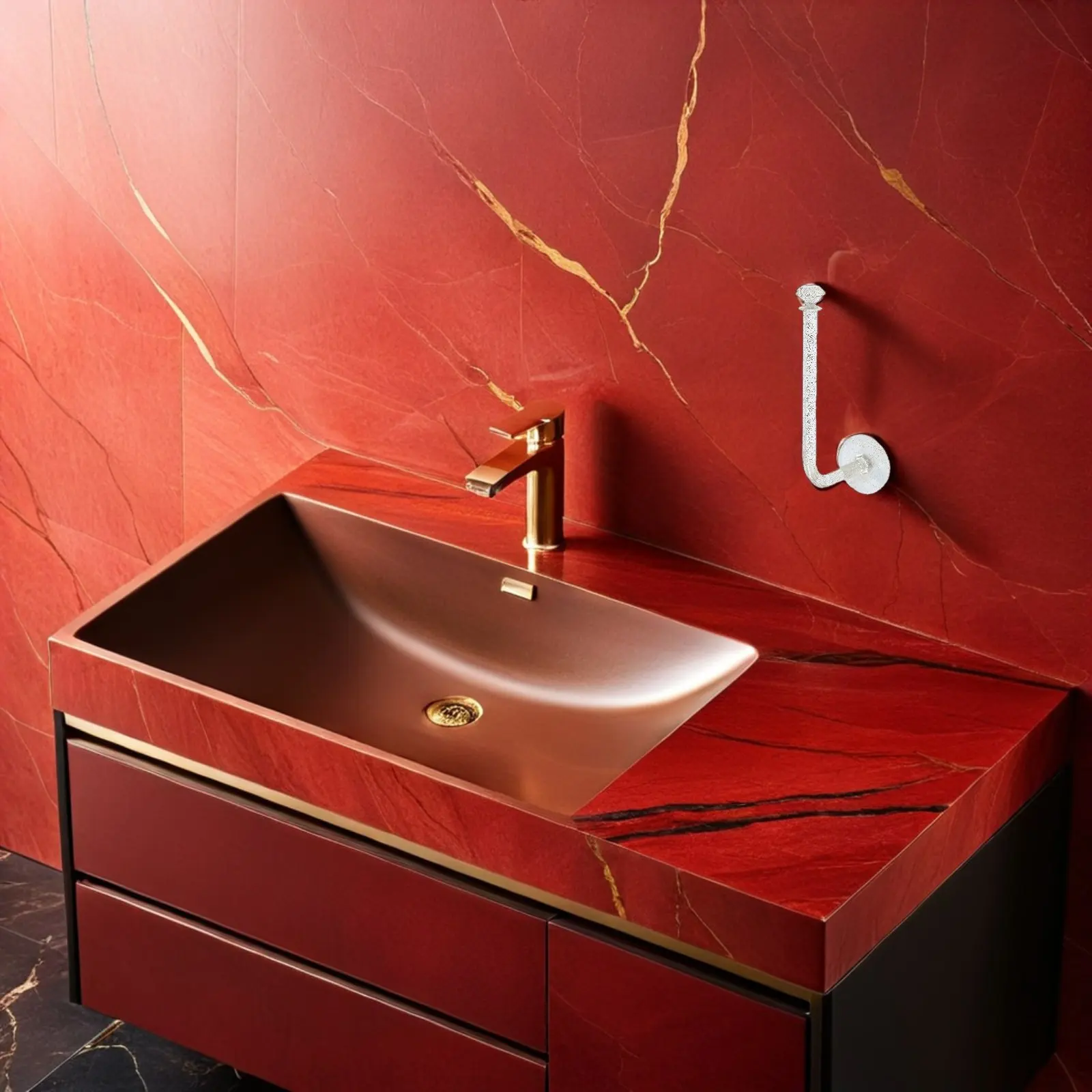 

5Pcs Fashion Acrylic Scrunchie Holders Clear Glitter Adhesive Wall Scrunchie Stick for Hairbands Hair Rings Jewelry Hair Ties