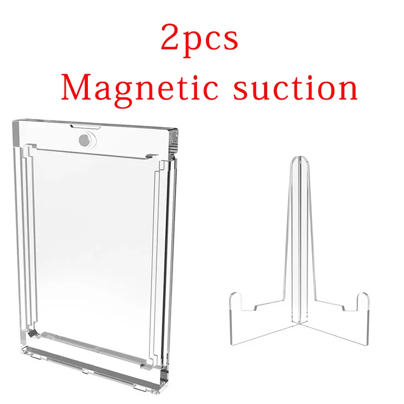 35PT Set Magnetkartenhalter Acryl Baseball Sport Star Sammelkartenhüllen Klar Spielen Kinder Geschenk Spielzeug 2,87 x 4,33 Zoll