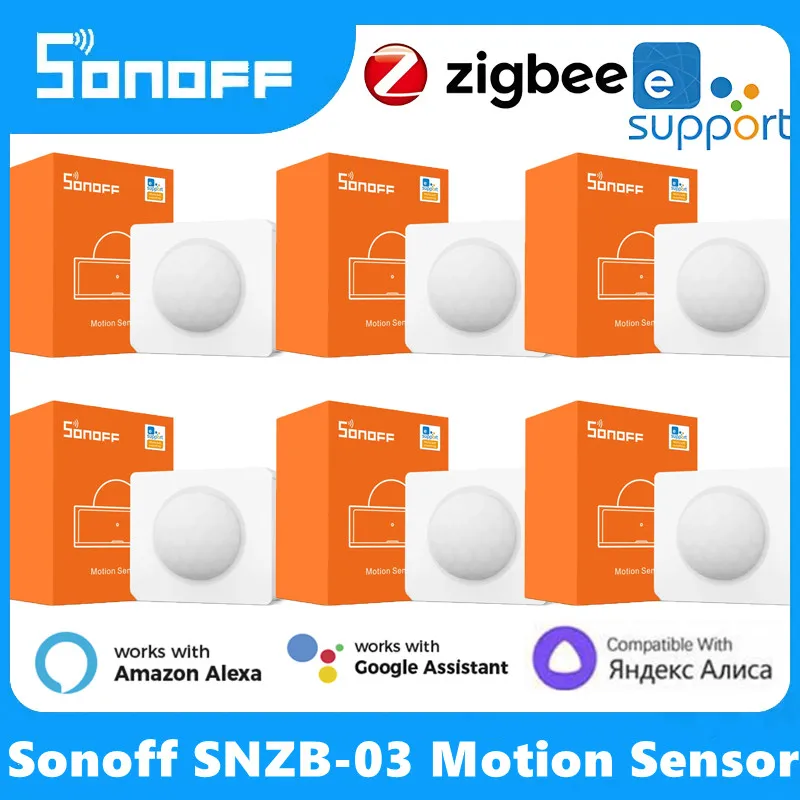 

SONOFF SNZB-03 Zigbee 3.0 Motion Sensor Detector Smart Control Via EWeLink ZBBridge Required Voice Control Via Alexa Google Home