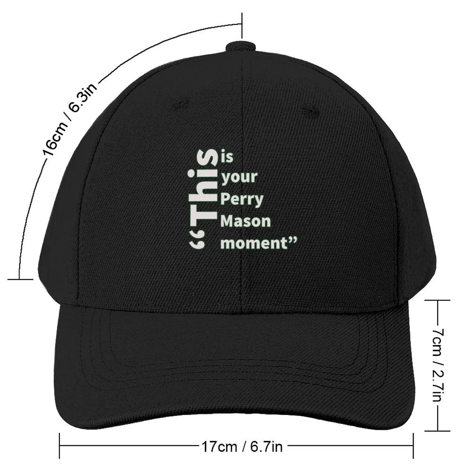 Perry mason moment Baseball Cap Hat Man Luxury Hip Hop western Hat Uv Protection Solar Hat Hats For Women Men's