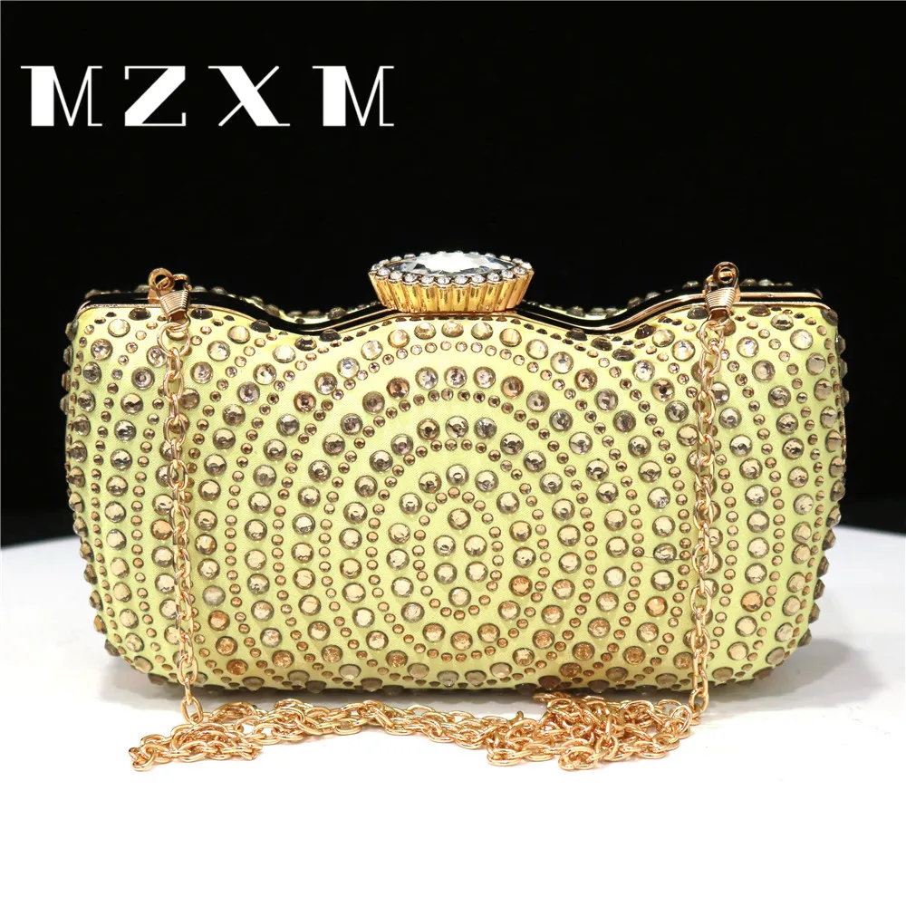 diamantes bolsa pequeno strass vestido de noite elegante partido feminino bolsa de luxo metal cadeia bolsa de ombro 01