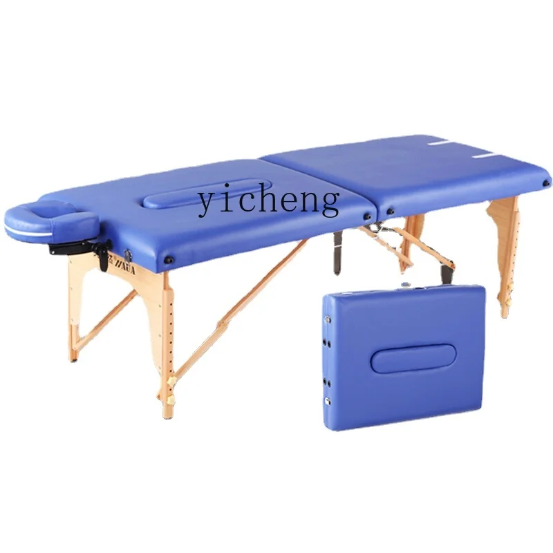 Zcw33 Long Hole Folding Massage Bed Facial Bed Physiotherapy Bed Amct Rehabilitation Massage Evaluation Bed Detection Bed