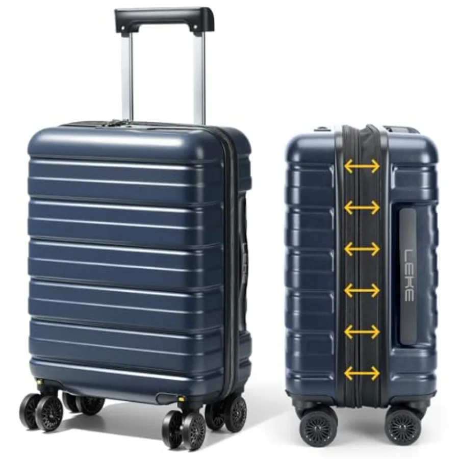 

Expandable Carry On Luggage Airline Approved, Hard Shell Suitcase with TSA Lock, Lightweight Spner Wheels for Travel Weekend Tr