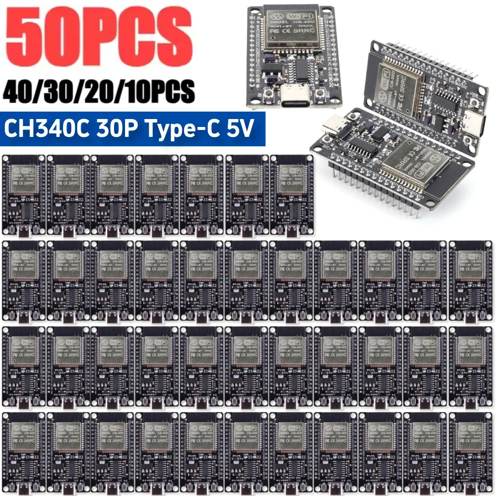 1-50-pezzi-scheda-di-sviluppo-esp32-wifi-bt-iot-usb-tipo-c-scheda-di-sviluppo-esp32d-consumo-energetico-ultra-basso-per-casa-intelligente