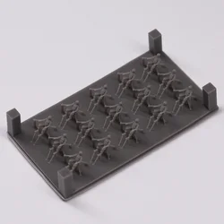 15PCS Resin Model Shipborne Vehicle Driver Miniature 3D Character Figures Kit for 1/350 Scale DIY Ship Engineering Vehicle Model