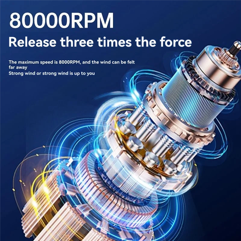 

ABVT-Новая беспроводная ручная высокоскоростная турбина, небольшой вентилятор, большой ветровой вентилятор с воздушным соплом, бесступенчатое регулирование скорости