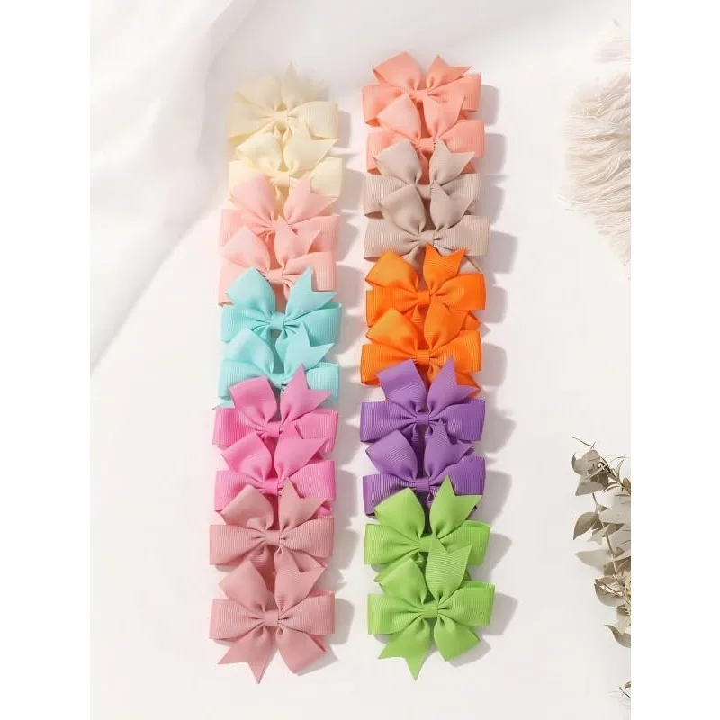 20 PCS Hair Bows Clips 3.5