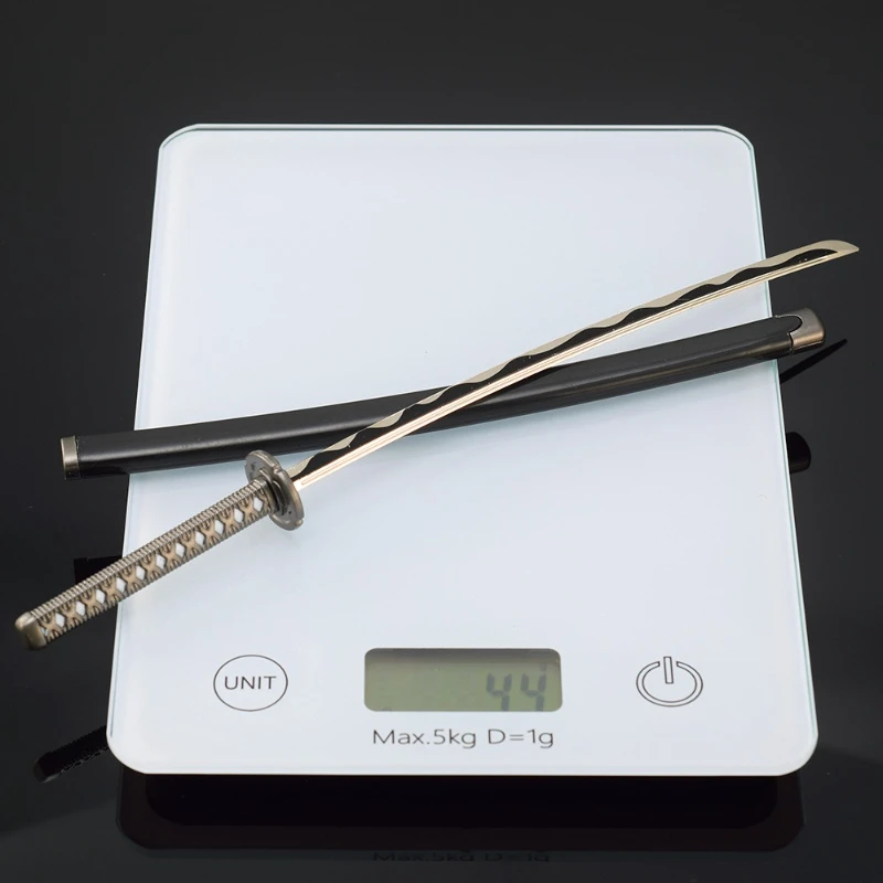 26 ซม./10.24in Cyber เกมอุปกรณ์ต่อพ่วงอาวุธรุ่นเสือขาวพร้อม Scabbard ของเล่นดาบตกแต่ง SAMURAI Katana เด็กของขวัญ