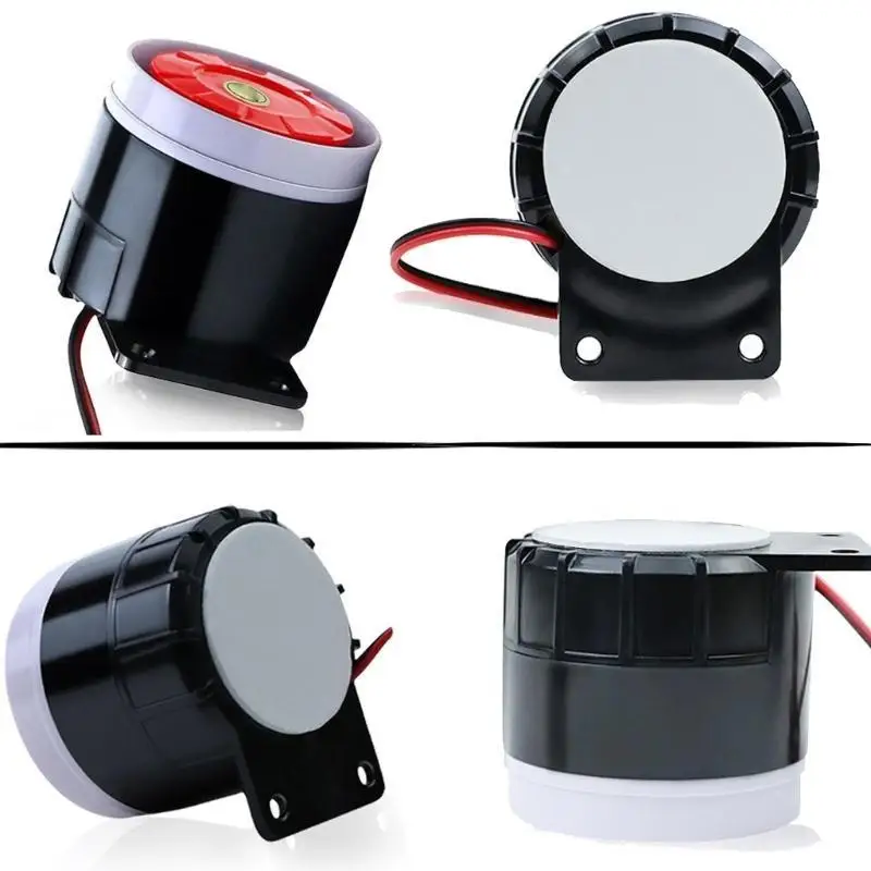 652F Chuông báo khẩn cấp bằng kim loại ABS mạnh 24V có cảnh báo cháy động đất cho gia đình