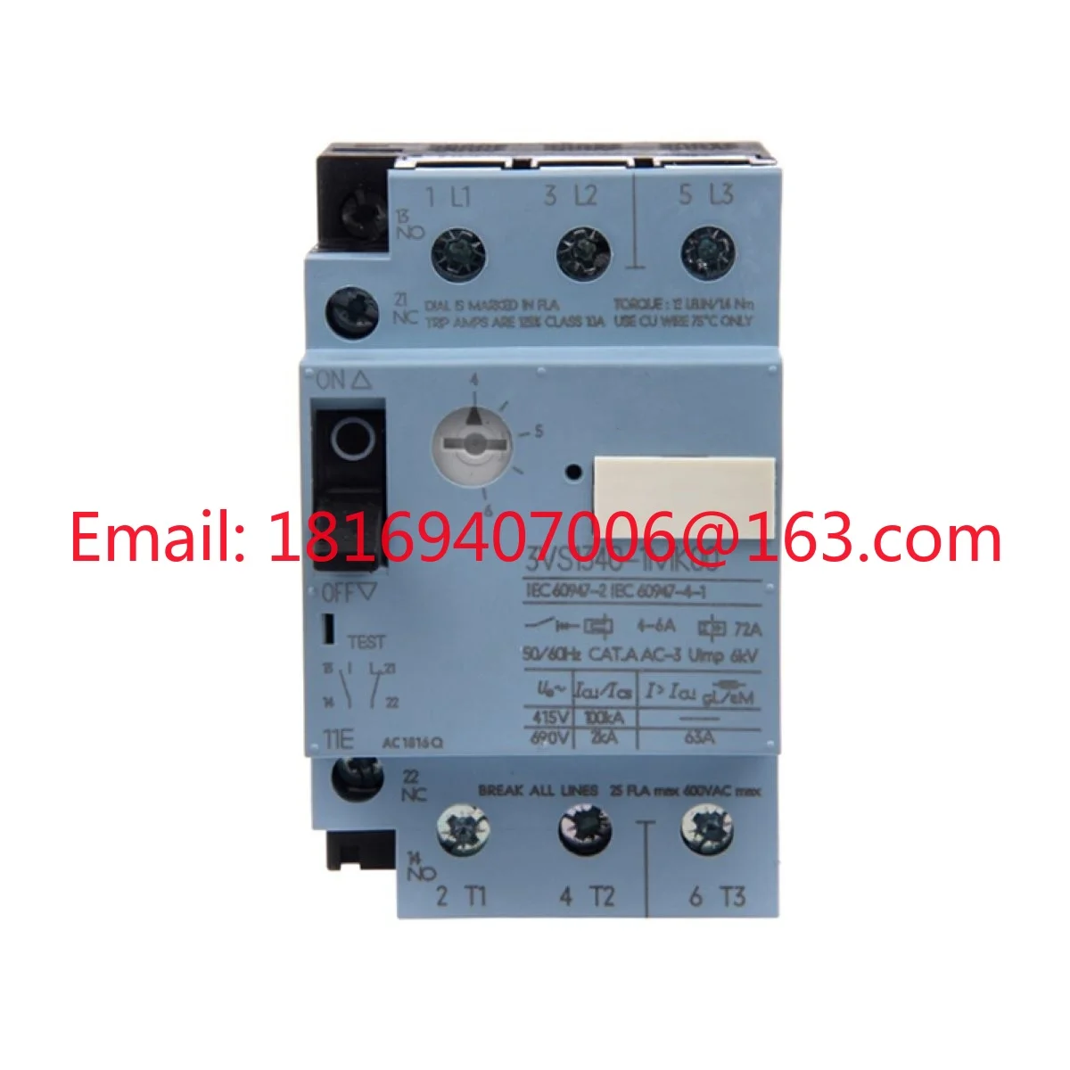 

3VS16401MP00 3VS1640-1MP00 circuit breaker