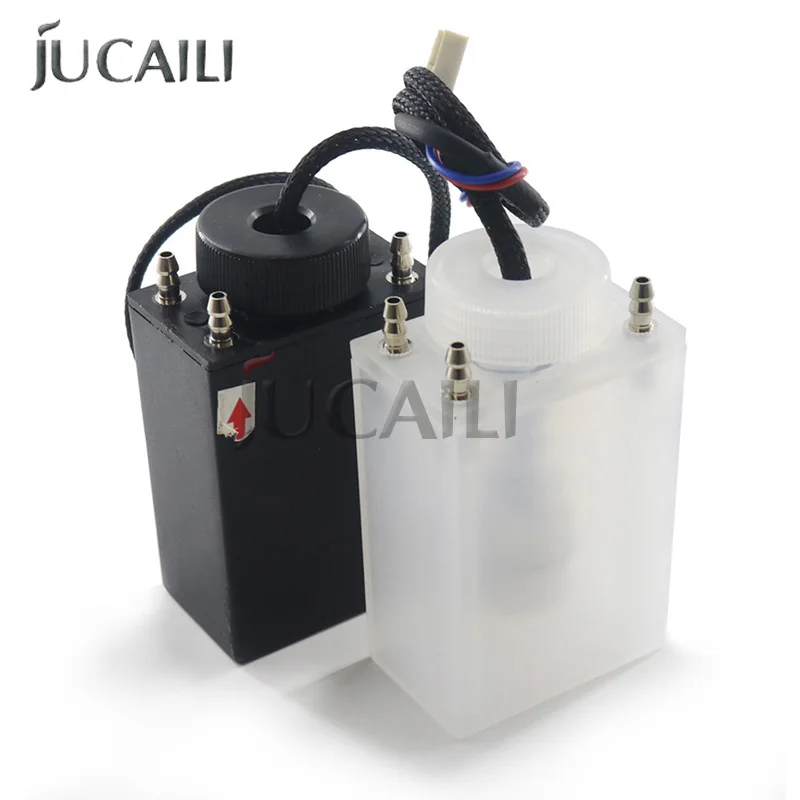 

Jucaili UV/Solvent 4 Ways Ink Sub Tank for Infiniti Crystaljet Allwin inkjet Printer Konica Head 4 Holes Ink Cartridge