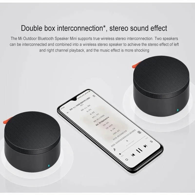 Global Versie Xiaomi Mi Draagbare Bluetooth 5.0 Speaker Stereo Bass Mini Draadloos Muziek Geluid Outdoor IP67 Waterdicht 2000mAh