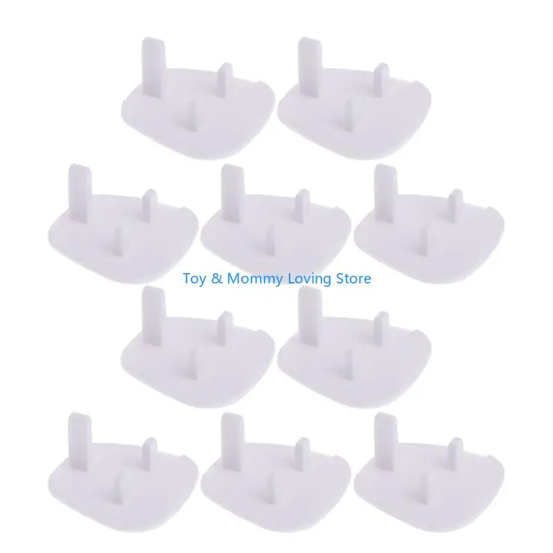 

Y1QF 10Pieces of Baby Safety Revolving Cover 3 Hole Round European Standard Child Anti-electric Socket Safety