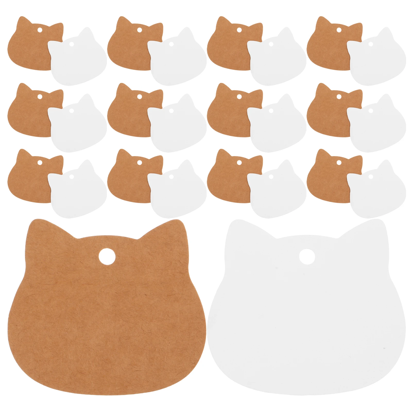 Рисунок 6 - подвесная бирка из крафт-бумаги в форме кошки