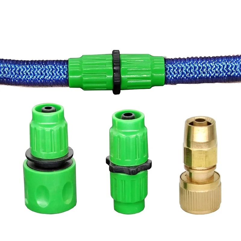 5Expandable garden hose repair kit，Easy-to-repair durable water pipe repair joint kit，3Suitable for water distribution(Inner Dia