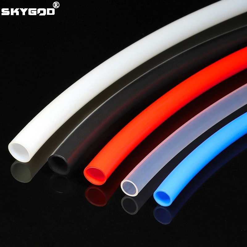 1~10m FEP PTFE Tube ID 0.5 0.801 1.5 2 2.5 3 4 5 6 7 8 10 mm F46 PTFE Insulated Hose Rigid Pipe 3KV 600V For 3D Printer Parts