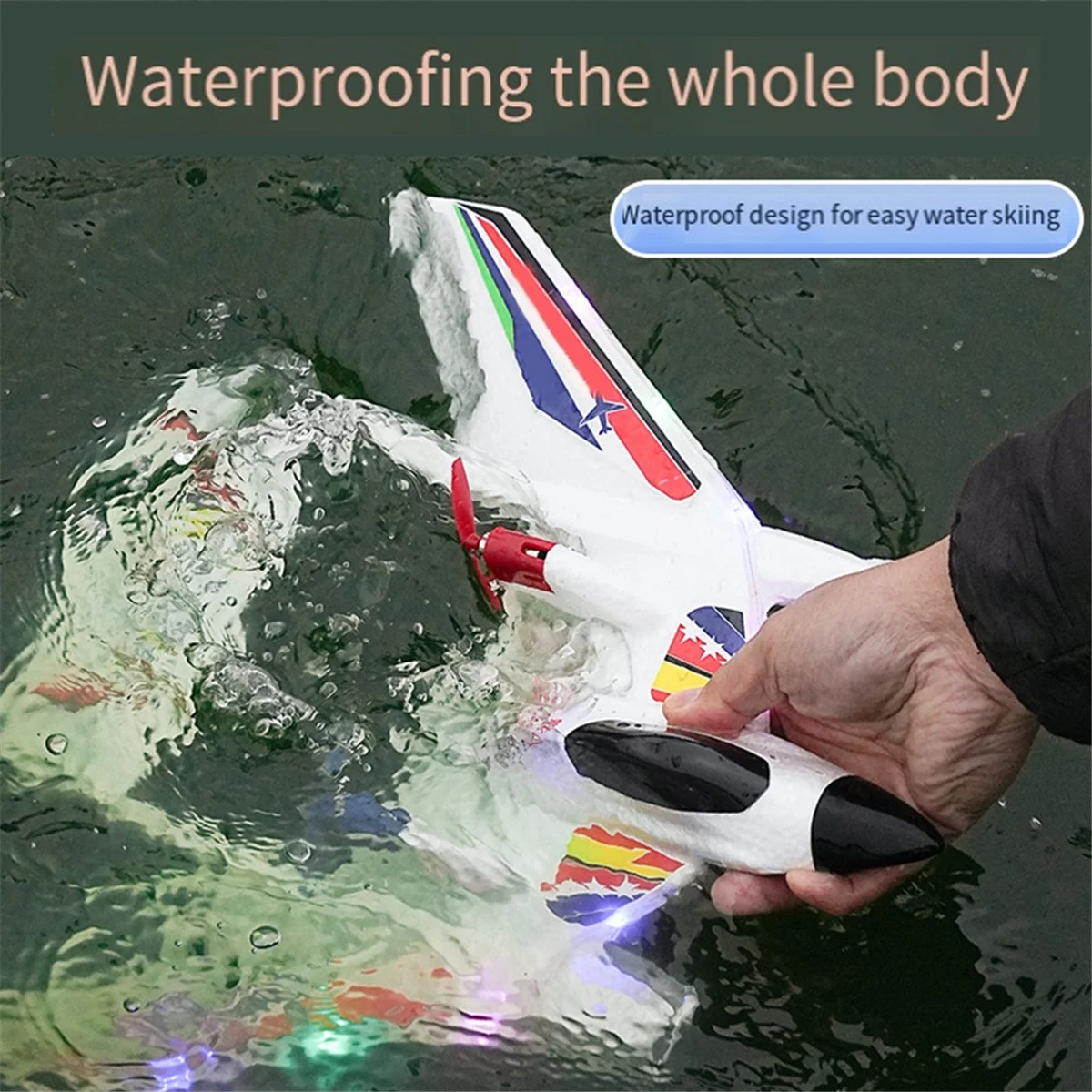 SLQZT Warplane RC Airplane, 2.4GHz RC Airplane, RC Glider EPP Aircraft Model , Airplane Model Warplane Plane Glider Toy