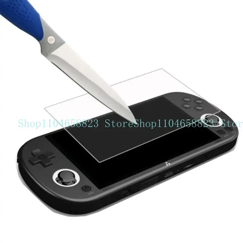 طبقة حماية للشاشة لوحدات التحكم Trimui Pro، مقاومة للخدش، فيلم زجاجي مقسى، تجربة لمسات ناعمة