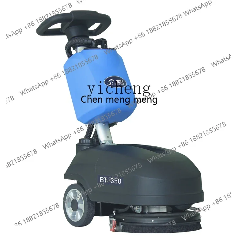 Hot sales ZK Commercial Hand-Propelled Floor-Washing Machine Drag and Suction Integrated Folding Electric Mopping Machine