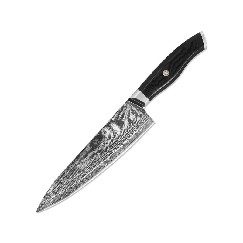 

8 Inch Chef Knife 67-layers Damascus Steel AUS-10 Blade G10 Handle Sharp Slicing Vegetables Cleaver Meat Japanese Kitchen Knife