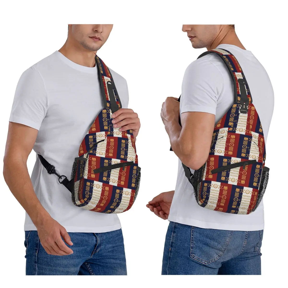 

Наполеонский французский 85-й полковый флаг нагрудная сумка мужской рюкзак через плечо на слинге нагрудная сумка дорожный походный рюкзак сумка на плечо