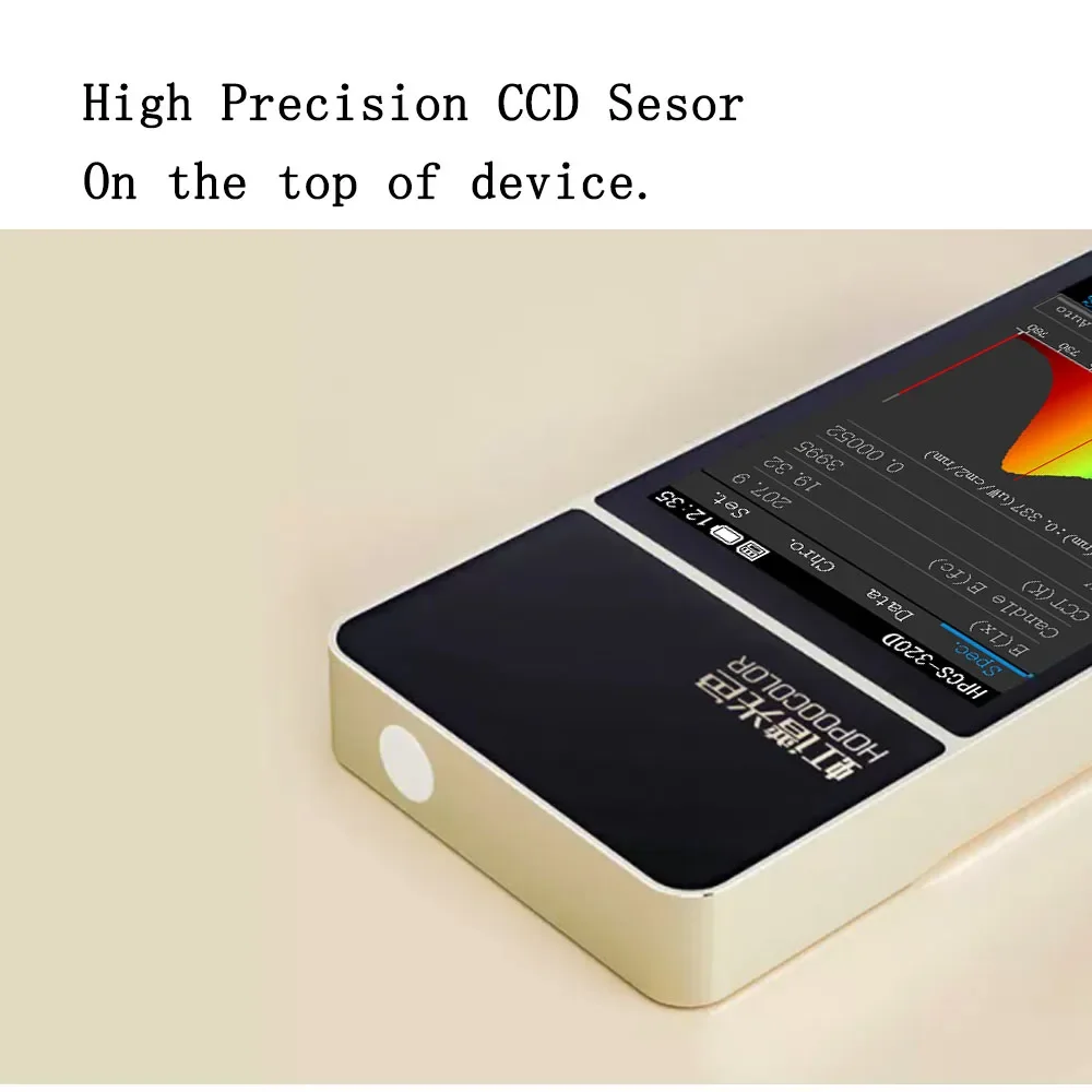 Spectromètre Portable HPCS320D, testeur CCT CRI Lux