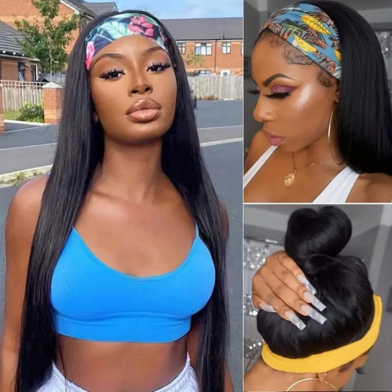 Rosabeauty 13x6 Straight Nature Color Lace Front Wig Human Hair 30 40 Inch Frontal 5X5 Glueless Ready to Wear Wig 250% For Women